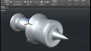 Revolve Command  AutoCAD [upl. by Souvaine]