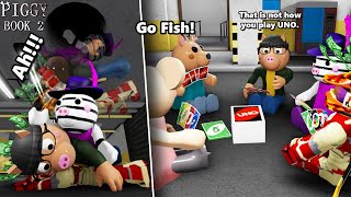 ROBLOX PIGGY RP FILM PLAYING UNO WITH the infected [upl. by Russian]