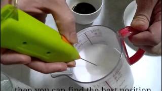 How To Make Latte Art with Mini Milk Frother [upl. by Herahab358]