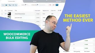 Woocommerce Bulk Edit Products Prices and Attributes  The Easy Method [upl. by Combs166]