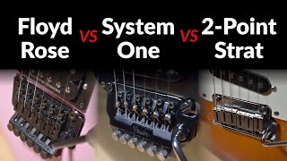 Fender System One vs Floyd Rose vs Modern Strat Which stays in tune better [upl. by Pul]