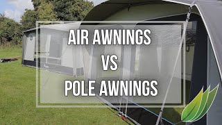 caravan awnings  Air versus Pole awnings [upl. by Costa144]