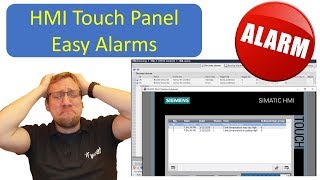 TIA Portal HMI Easy Alarms [upl. by Atival]