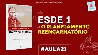 Aula 21  ESDE 1  O planejamento reencarnatório [upl. by Miyasawa231]