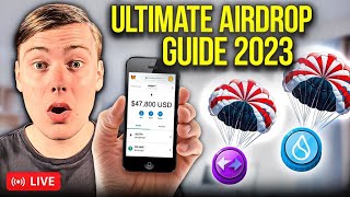 BIGGEST Crypto Airdrops For 2023 MEGA GUIDE [upl. by Sergo660]