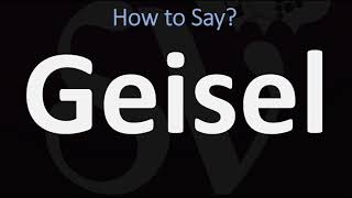 How to Pronounce Geisel CORRECTLY [upl. by Yerfej]