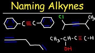 Naming Alkynes  IUPAC Nomenclature amp Common Names [upl. by Eeuqram]