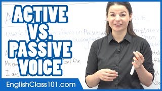 Active Voice and Passive Voice  Learn English Grammar [upl. by Navis]