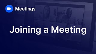 Joining a Zoom Meeting [upl. by Martsen]