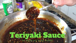 Teriyaki Sauce  Pantry Style Teriyaki Sauce  At Home Teriyaki Sauce  Easy Homemade Teriyaki Sauce [upl. by Lekim]