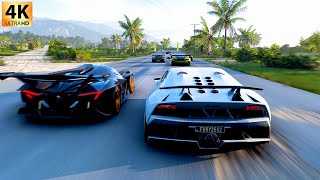 Forza Horizon 5 I Lamborghini Sesto Elemento I Goliath Race  Gameplay [upl. by Arahsal479]