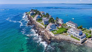 Stunning Oceanfront CottageStyle Retreat  Kennebunk Maine Home for Sale [upl. by Arihday]