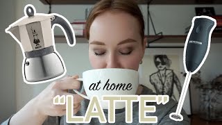 HOW TO MAKE A quotLATTEquot AT HOME moka pot  frother [upl. by Llevert850]