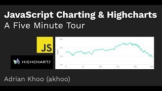 JavaScript Charting amp Highcharts in 5 Minutes [upl. by Rida]