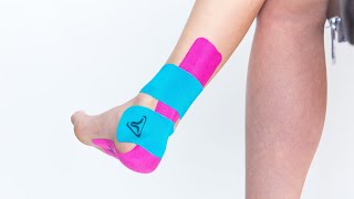 TRUETAPE® Achilles Tendonitis  Kinesiology Tape Instruction [upl. by Kitchen]