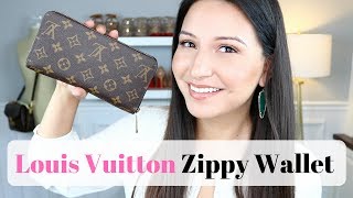 LOUIS VUITTON ZIPPY WALLET  Review Wear and Tear and WIMB  LuxMommy [upl. by Brendon161]