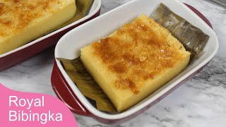 ROYAL BIBINGKA RECIPE Using Glutinous Rice Flour [upl. by Frederick341]