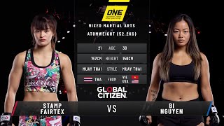 Stamp Fairtex vs Bi Nguyen  Full Fight Replay [upl. by Serge]