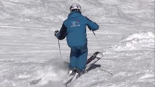 Advanced Mogul skiing Movements explanation and visuals [upl. by Ablem]