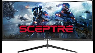 Sceptre 30inch Curved Gaming Monitor 2560x1080 Ultra Wide Ultra Slim HDMI DisplayPort up to 200Hz [upl. by Kahlil]