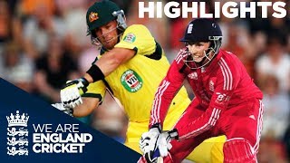 England amp Australia In Huge Scoring T20  2013  Highlights [upl. by Eanerb]