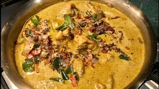 Pacha Mulaku Aracha kozhi Curry Green Chilly Chicken Curry [upl. by Lacram686]