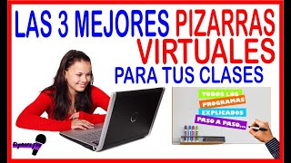 LAS MEJORES PIZARRAS VIRTUALES INTERACTIVAS GRATIS PARA TUS CLASES ONLINE FÁCIL [upl. by Suiravat]