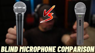 SM58 Vs The Q2U  Spoken Word Microphone Comparison [upl. by Nehgam]