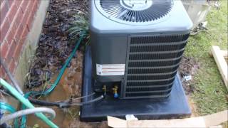 HVAC Install Goodman 15 Ton System [upl. by Raynard]