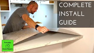 How to Install Sheet Laminate on a Countertop [upl. by Lorianna]