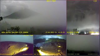 SEMERU live view volcano indonesia [upl. by Ayatnahs503]