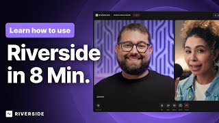 Riverside Platform Overview How to Record Edit and Publish Videos amp Podcasts 8 Minute Tutorial [upl. by Nylirek915]