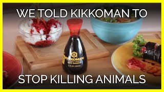 Tell Kikkoman To Stop Killing Animals VICTORY [upl. by Ynohtnael]