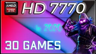 AMD Radeon HD 7770 in 30 Games  20202022 [upl. by Ierdna]