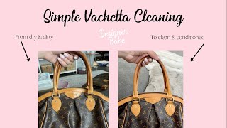 How to clean Louis Vuitton Vachetta Leather [upl. by Devi609]