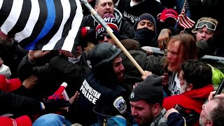 Tear gas violence in insurrection at US Capitol [upl. by Noel]