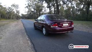 2000 Ford AU Falcon Forte LPG 0100kmh amp engine sound [upl. by Eiuqram456]