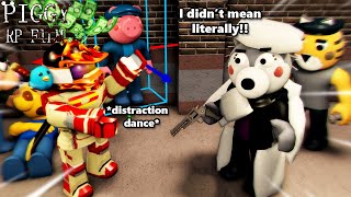 ROBLOX PIGGY RP FILM Lets dance darling literally [upl. by Linkoski]