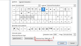 54 Finding Unicode in the Symbol Command [upl. by Tselec984]