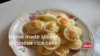 How to Make Easy Glutinous Rice Cake with Cheese  Tasty Puto Recipe  Spendless Recipe [upl. by Abbey]