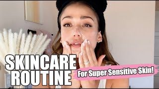 My Sensitive Skincare Routine  JESSICA ALBA [upl. by Colman]