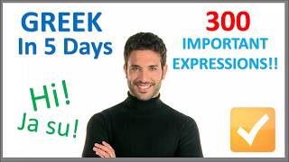 Learn Greek in 5 Days  Conversation for Beginners [upl. by Sitnalta]