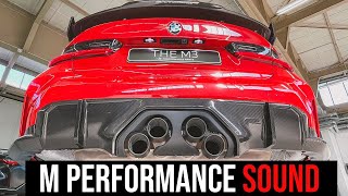 BMW M3  BMW M4 M Performance Exhaust  Sound amp Revs [upl. by Josie]