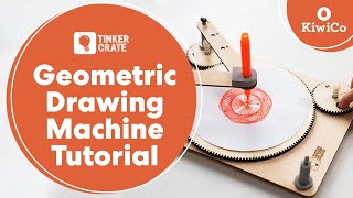 Build a Geometric Drawing Machine  Tinker Crate Project Instructions  KiwiCo [upl. by Akeimat895]