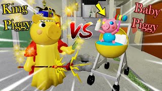 ROBLOX KING PIGGY VS BABY PIGGY [upl. by Animar]