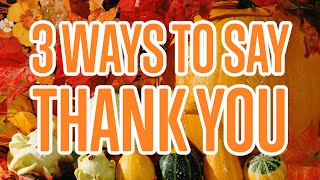 3 Ways to Say Thank You in Greek [upl. by Lonny25]