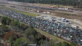 CSX Rice Yard Storage Line In Waycross Georgia December 2018 [upl. by Narayan]