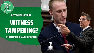 WITNESS TAMPERING In Rittenhouse Trial Nathan DeBruins SHOCKING details [upl. by Sewellyn721]