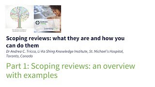 Scoping reviews an overview with examples [upl. by Suivatal]