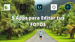 5 Mejores Apps para editar fotos en el celular [upl. by Dunlavy448]